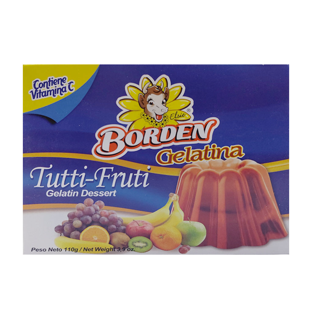 GELATINA TUTTI FRUTTI BORDEN 110GR