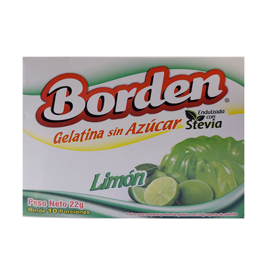 GELATINA S/A LIMON BORDEN 22GR