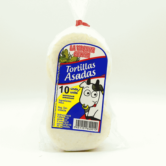 TORTILLAS DE MAIZ ASADAS GOLOSA 10U