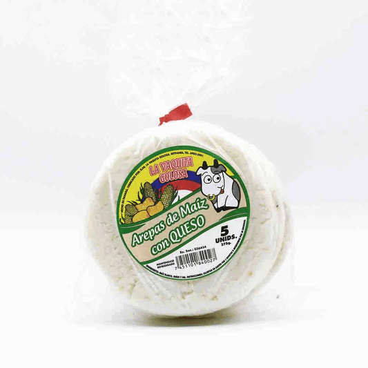 AREPAS CON QUESO LA VAQUITA GOLOSA 5U
