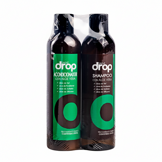 SHAMPOO SIN SAL ACONDICIONOR ALOE BEAUT DROP 250ML