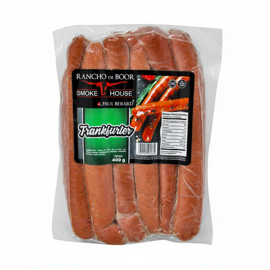 SALCHICHA FRANKFURTER RANCHO BOOR 400G