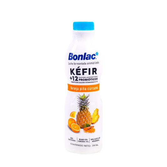 KEFIR SABOR NARANJA PIÑA CURCUMA 200ML