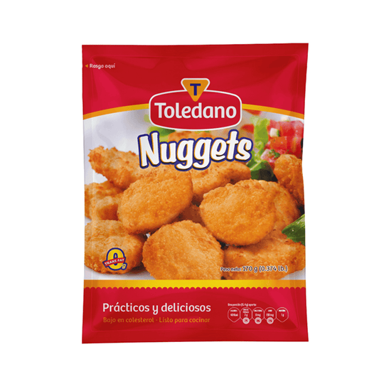 NUGGETS DE POLLO REGULAR TOLEDANO 170GR