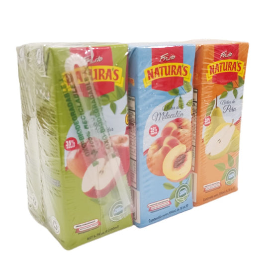 6PACK NECTARES NATURAS 200ML