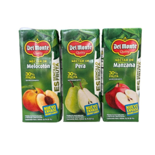 6PACK NECTAR SURTIDO DEL MONTE 200ML