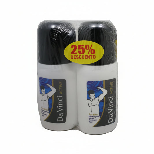 DESODORANTE ROLL-ON ACTIVE MEN DUO 25