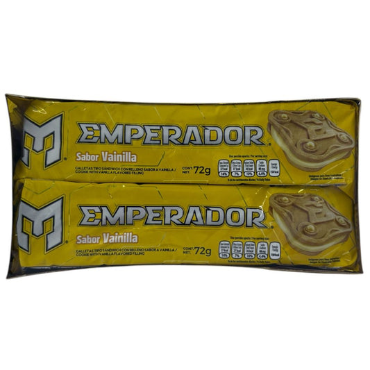 4PACK GALLETA VAINILLA EMPERADOR 72GR