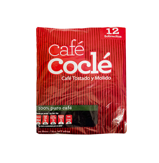 CAFÉ MOLIDO COCLÉ 22GR 12U