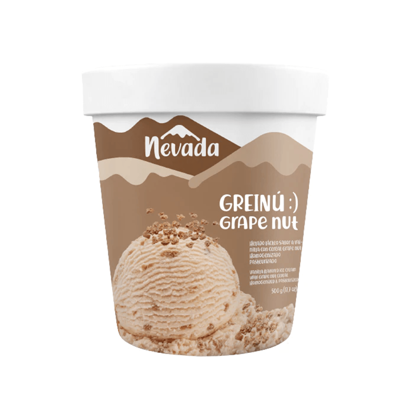 HELADO GRAPE NUT NEVADA 1/4GL