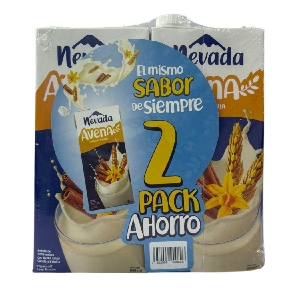 2PACK AVENA UHT NEVADA 946ML
