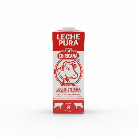 LECHE GRADO A UHT LA CHIRICANA 946ML