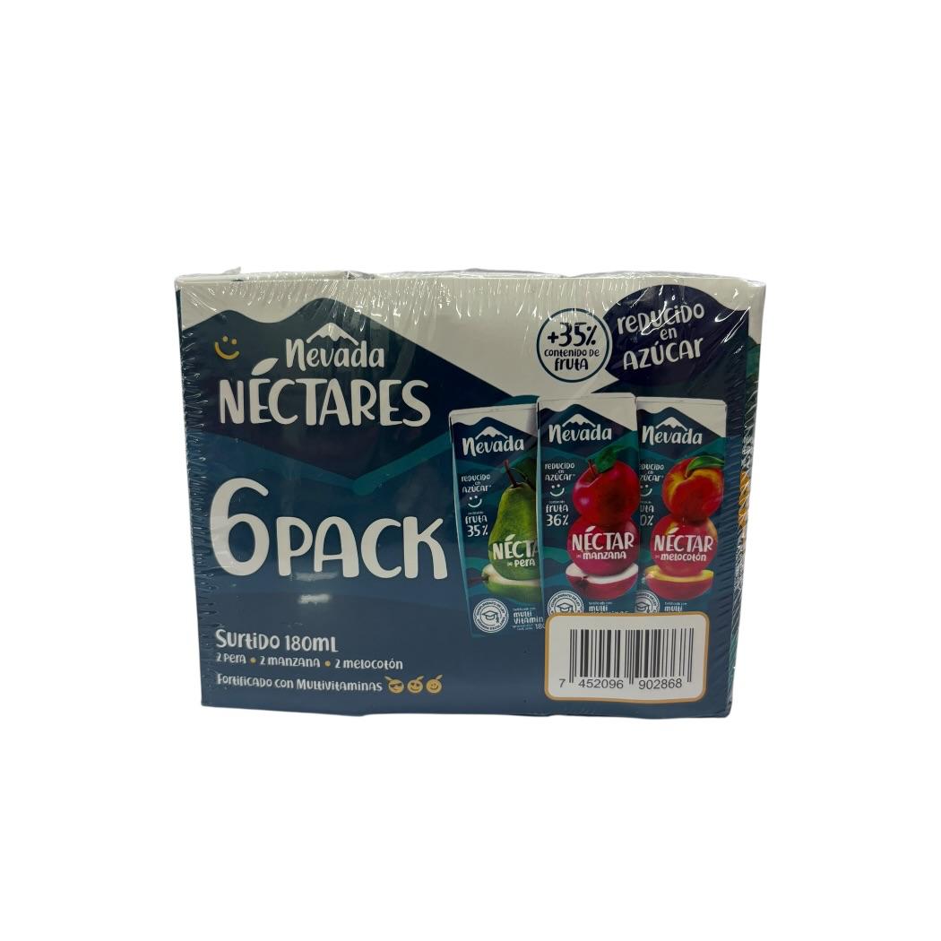 6PACK NECTARES STDOS NEVADA 180ML