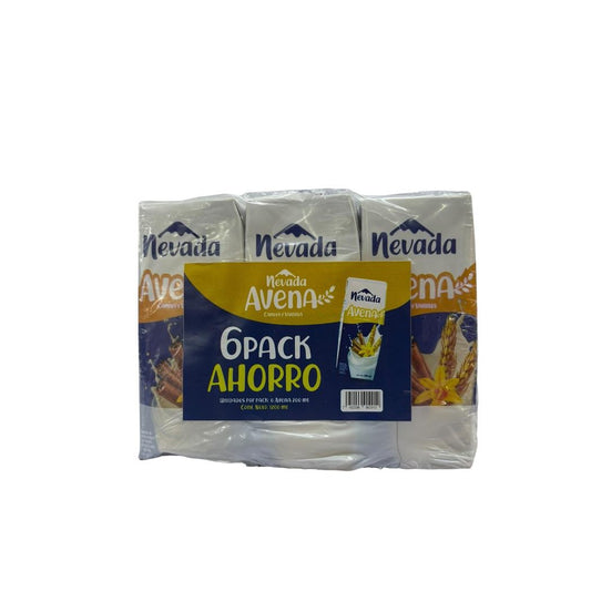 6PACK LECHE CON AVENA NEVADA 200ML