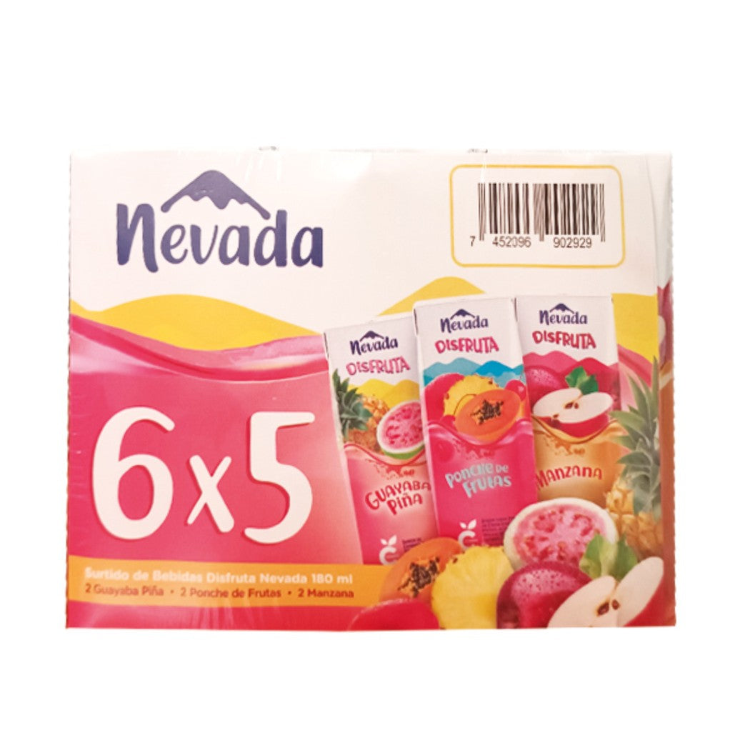 6PACK SURTIDO DISFRUTA NEVADA 180ML