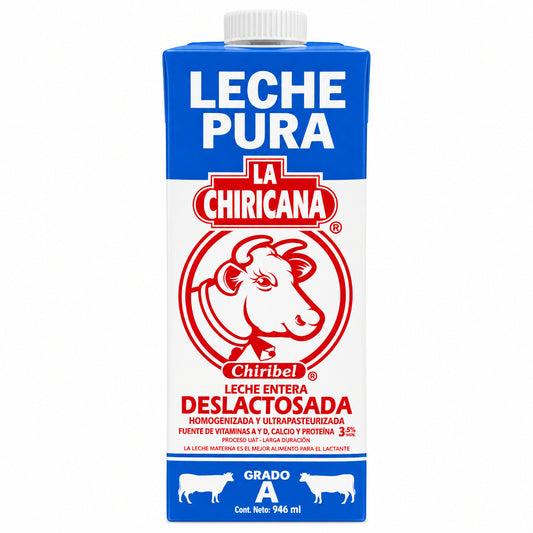 LECHE DESLACTOSADA LA CHIRICANA 946ML