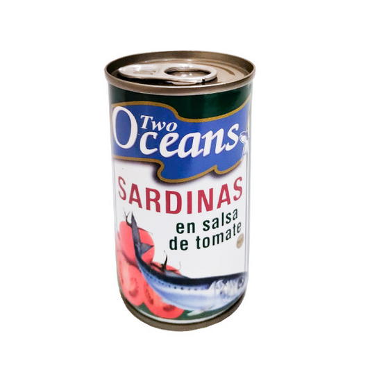 SARDINAS EN SALSA DE TOMATE TWO OCEANS 155GR