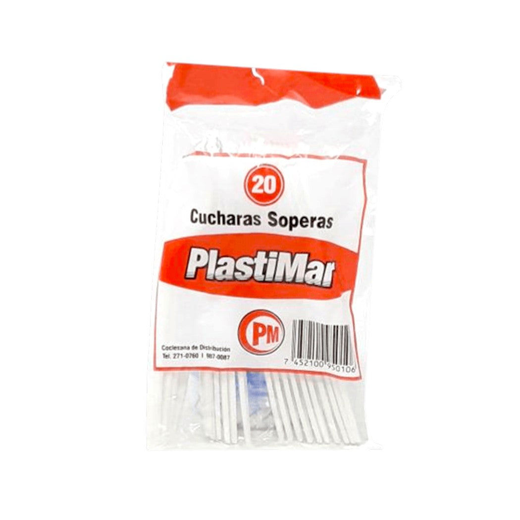 CUCHARA DESECHABLES SOPERA 20U