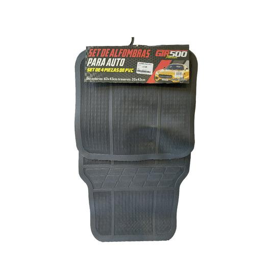 ALFOMBRA PARA AUTO DE PVC 4PZS