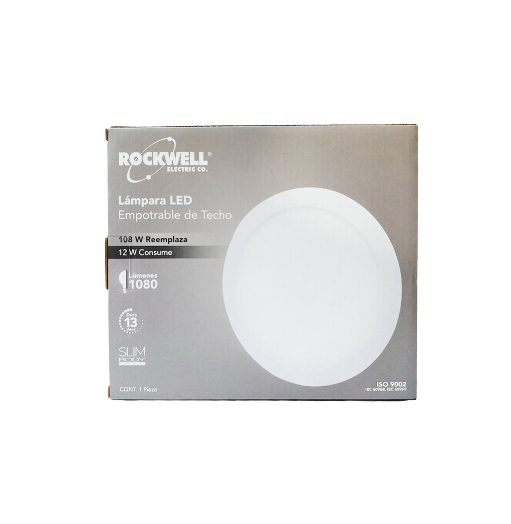 LAMPARA LED EMPOTRABLE REDONDA BEST VALUE