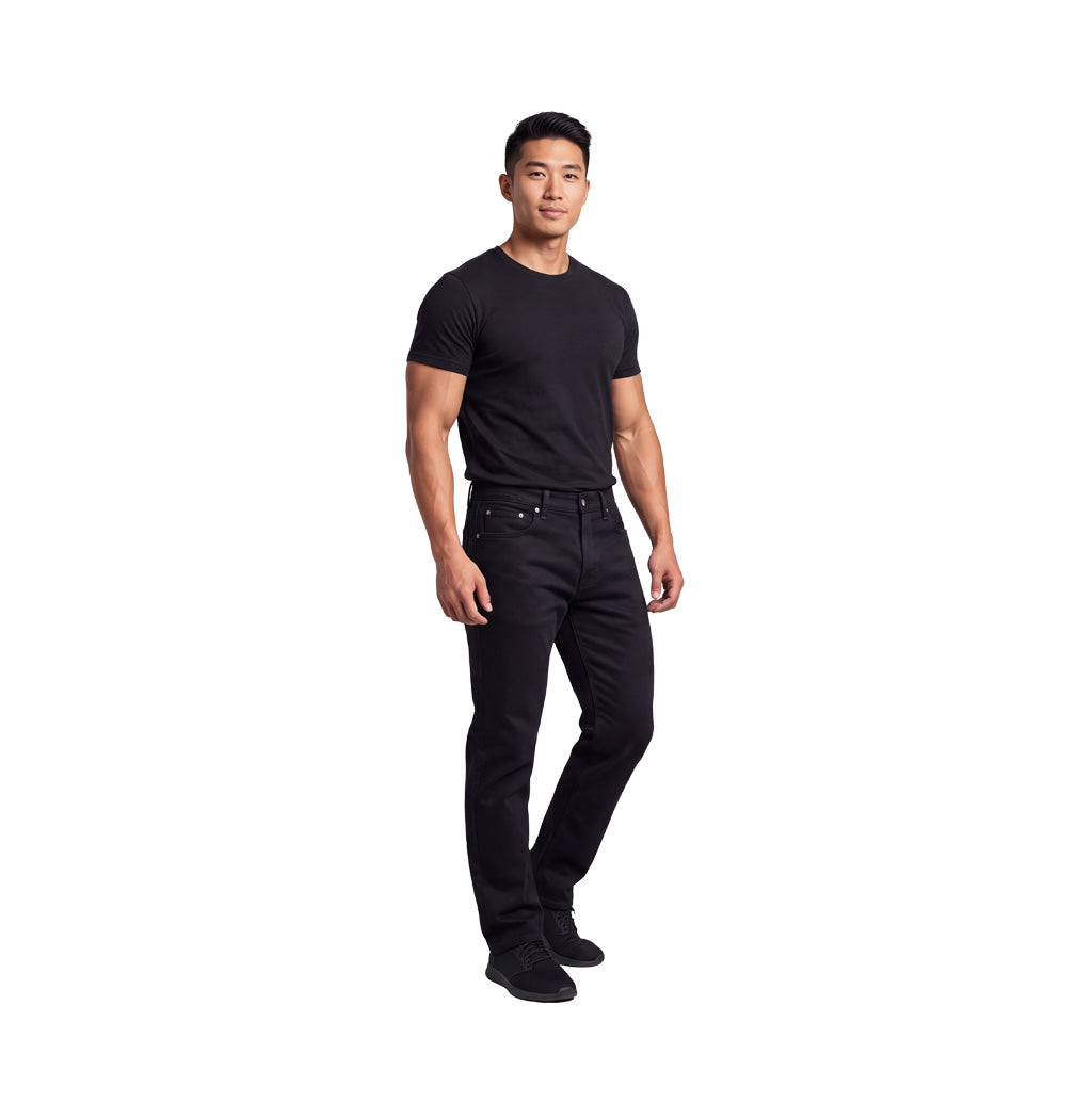 JEANS ANCHO NEGRO JORDACHE
