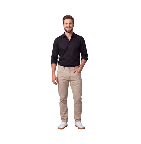 JEANS ANCHO CAQUI JORDACHE