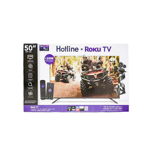 TELEVISOR LED 50 SMART TV ROKU HOTLINE