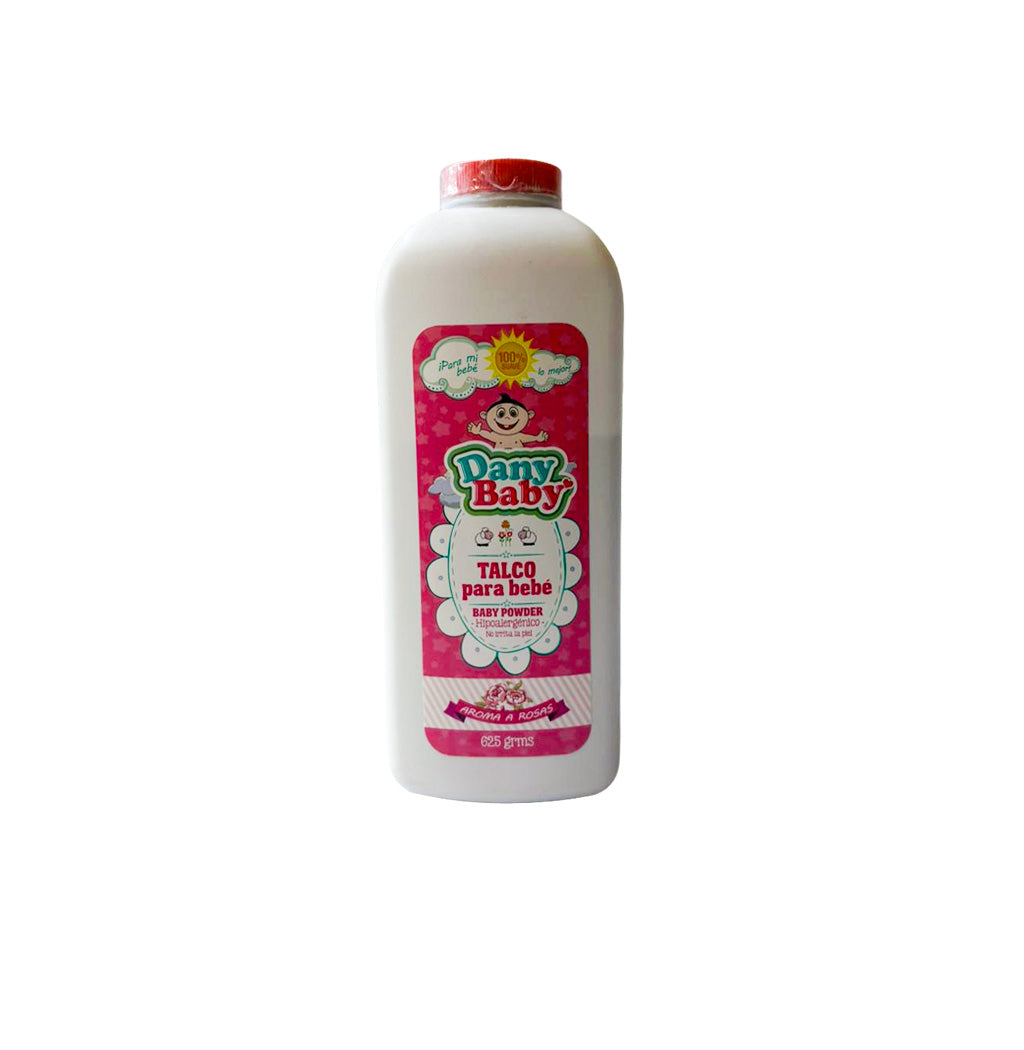 TALCO PARA BEBÉ ROSAS 625GR