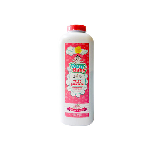 TALCO PARA BEBÉ ROSAS 400GR