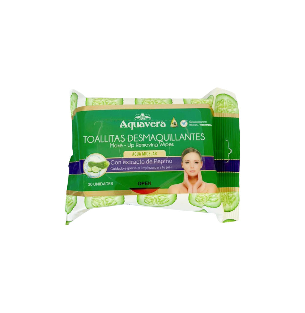 TOALLITAS DESMAQUILLANTES PEPINO 30U