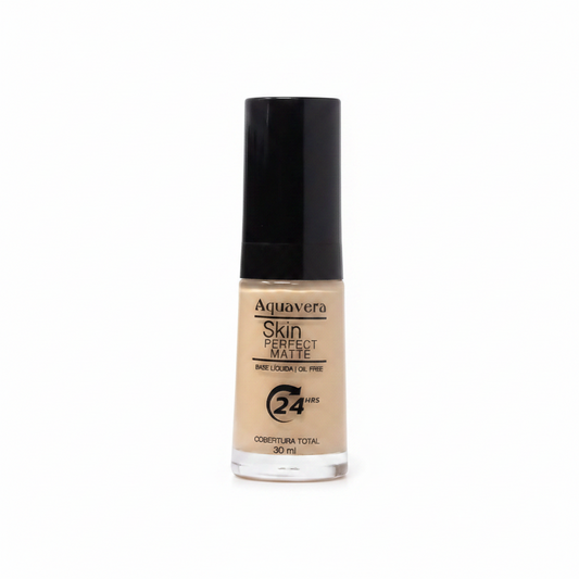 BASE DE MAQUILLAJE LIQUIDA TONO DURAZNO 235 AQUAVERA