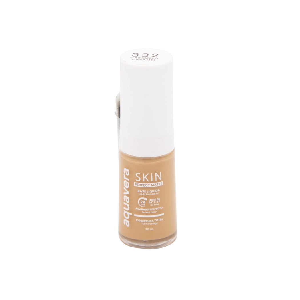 BASE LÍQUIDA COBERTURA TOTAL TONO CARAMELO 30ML