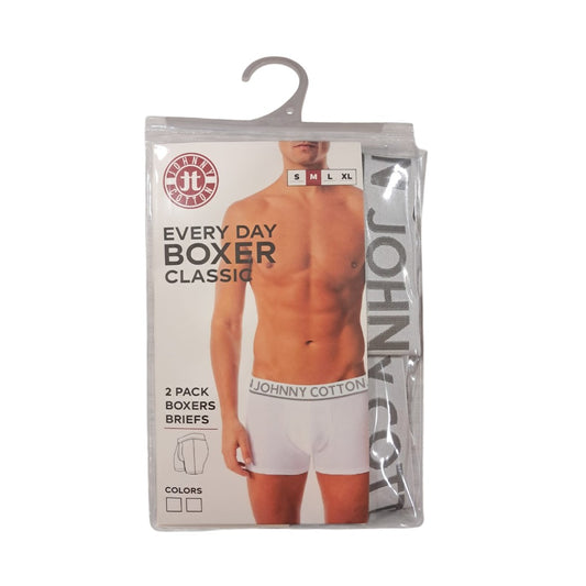BÓXER BLANCO JOHNNY COTTON TALLA M 2U