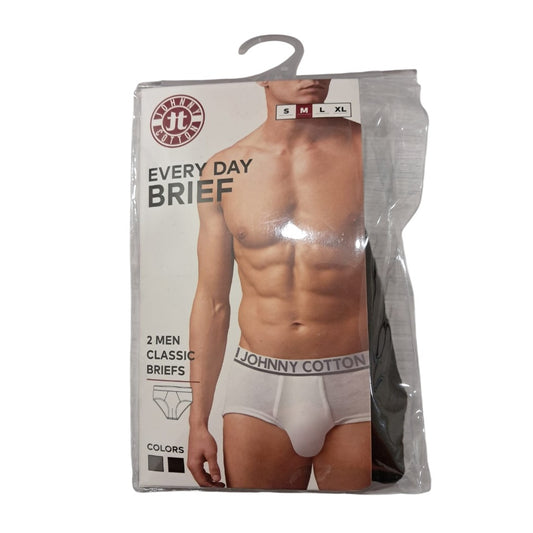 CALZONCILLOS GRIS Y NEGRO TALLA M 2U