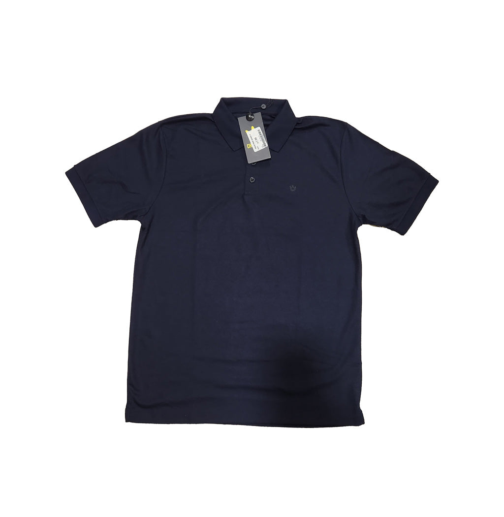 T-SHIRT POLO MANGA CORTA AZUL CHESS KING