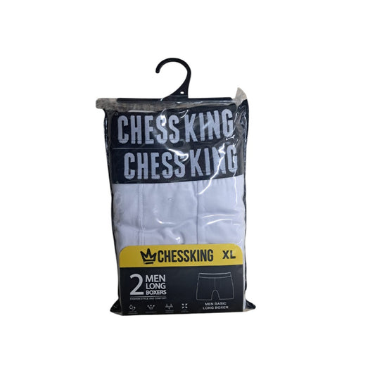 BÓXER BLANCO CHESS KING TALLA XL 2U