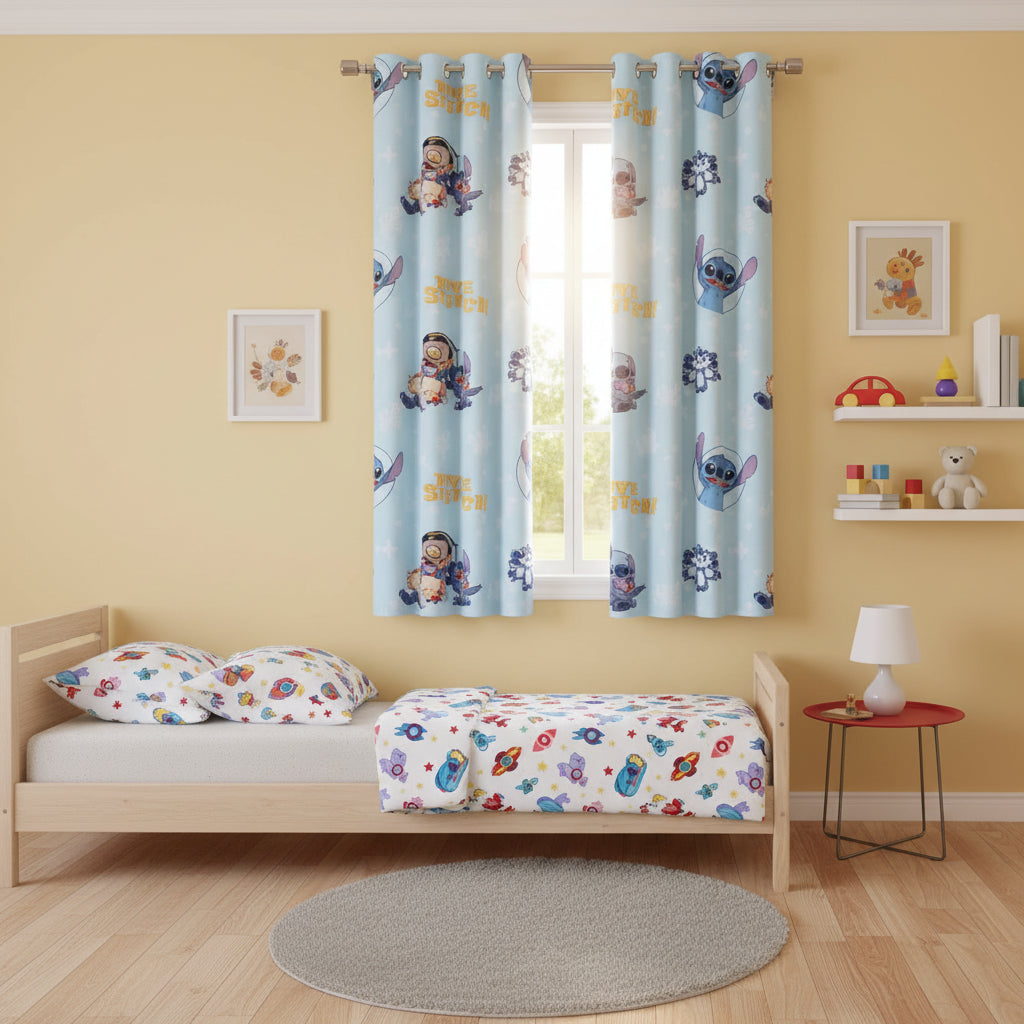 CORTINA INFANTIL STITCH