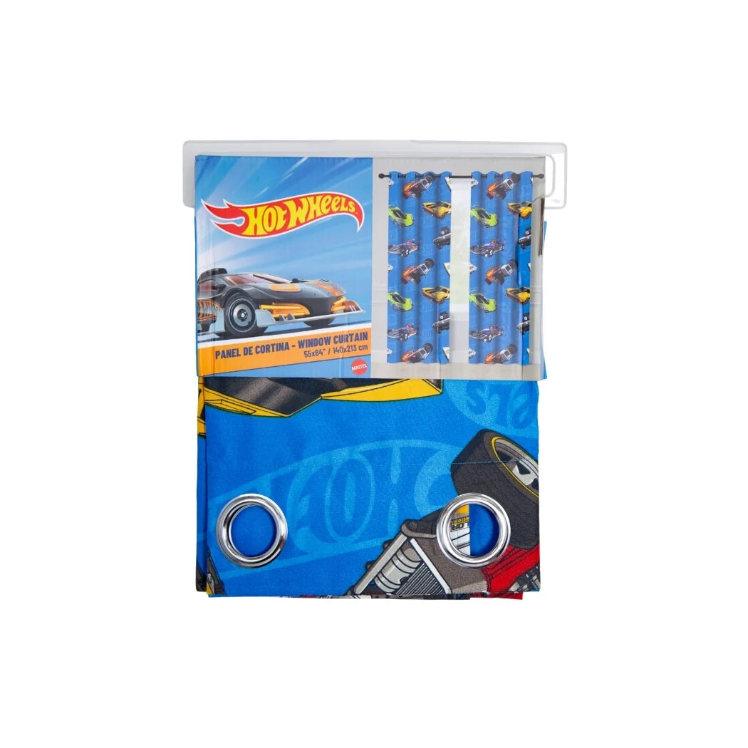 CORTINA INFANTIL HOT WHEELS