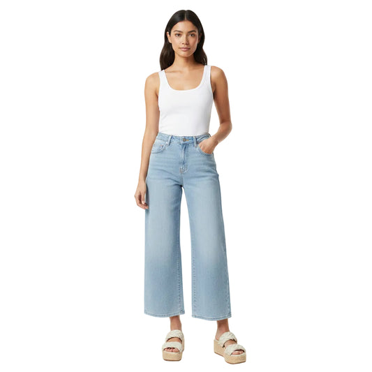 PANTALÓN DENIM PETITE AZUL CLARO