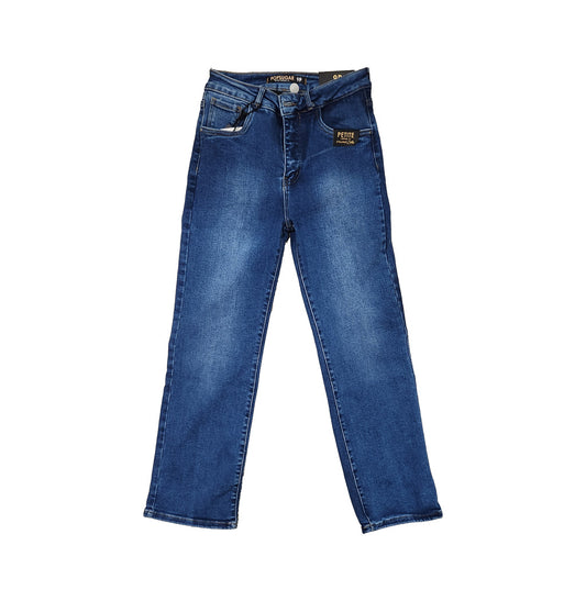 PANTALÓN DENIM PETITE AZUL