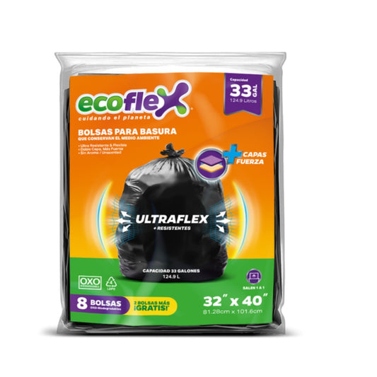 BOLSA DE BASURA GRANDES 32X40 13GL