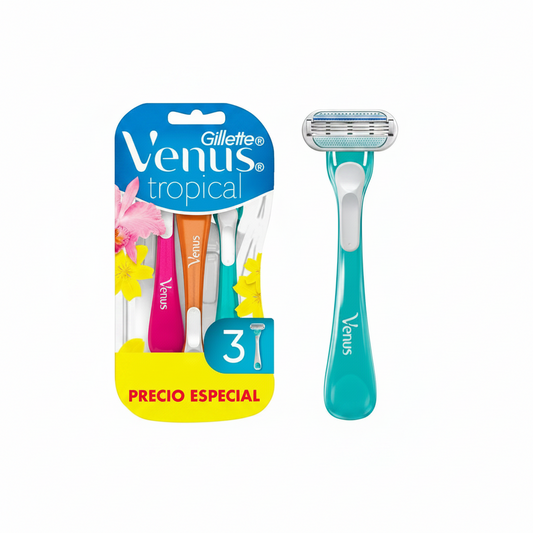 AFEITADORA TROPICAL VENUS 3PZ