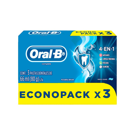 CREMA DENTAL MENTA SUAVE PACK 3U