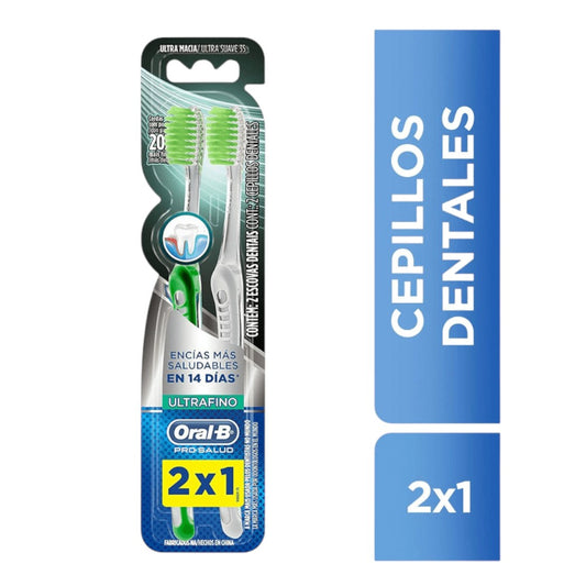 CEPILLO DENTAL ULTRAFINO 2X1