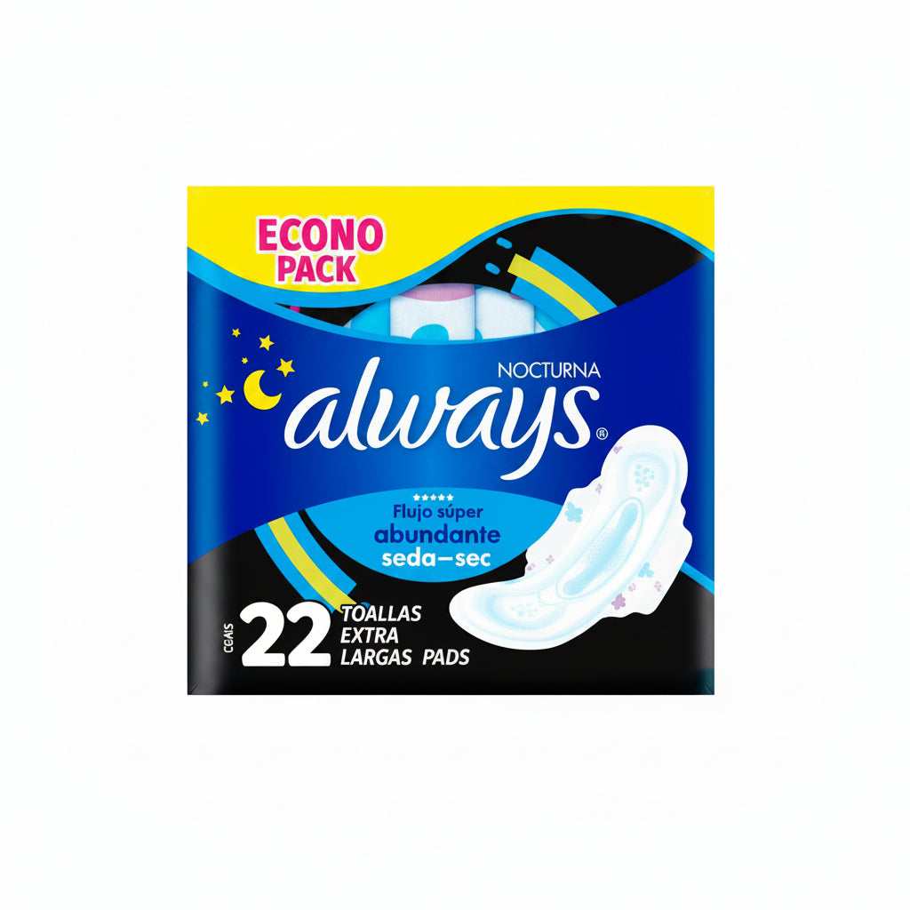 TOALLA SANITARIA XL NOCTURNA 22PZ