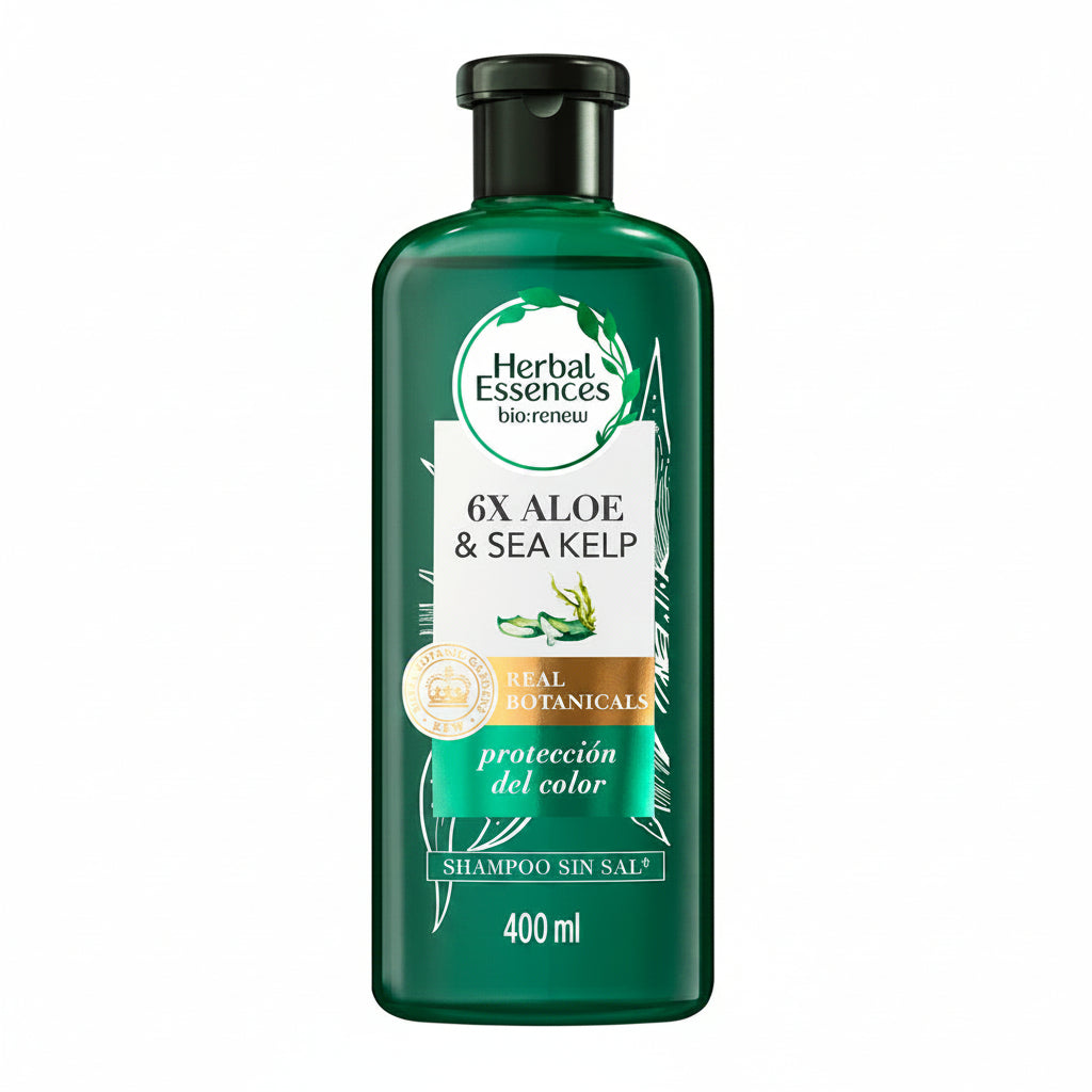 SHAMPOO ALOE SEA KELP HERBAL ESSENCE 400ML