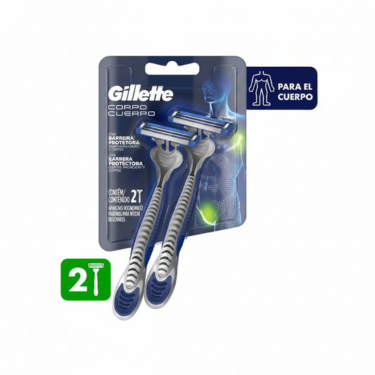 AFEITADORA PARA EL CUERPO 2PACK