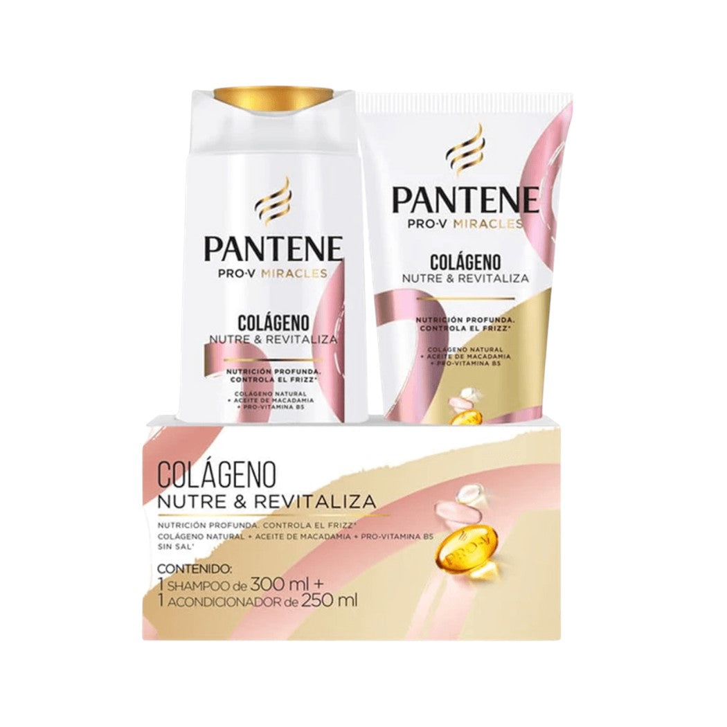 SHAMPOO 300ML ACONDICIONADOR 250ML COLÁGENO