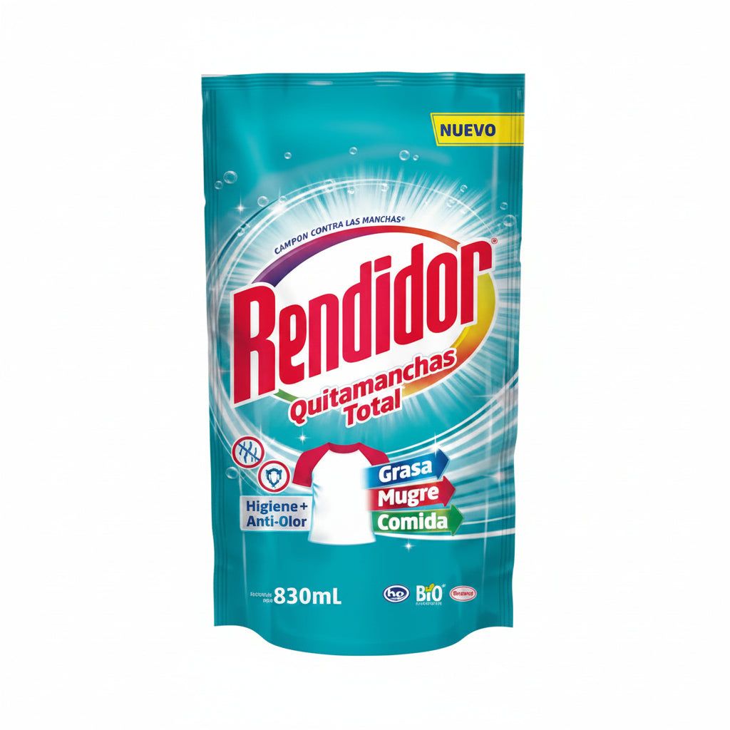 DETERGENTE LÍQUIDO QUITAMANCHA PACK RENDIDOR 830ML