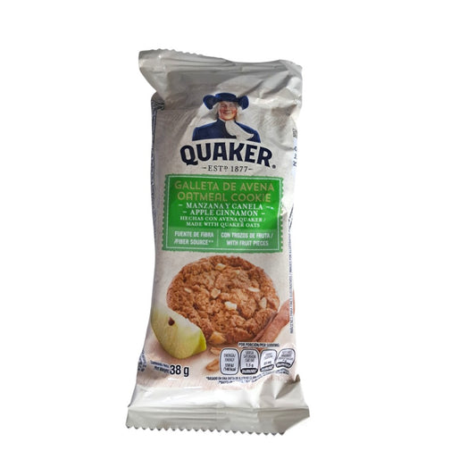 GALLETAS DE AVENA MANZANA/CANELA QUAKER 38GR